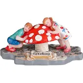 Luville Efteling bezoekers: Muzikale paddenstoel l7.5h3.5cm Luville 2022