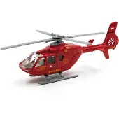 Jägerndorfer Kerstdorp Set Helikopter Rood