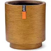 Capi Europe Vaas cilinder retro d19h21 goud