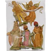 Euromarchi Figurenset Kerststal H 9 Cm 5-delig