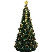 Lemax Kerstdorpminiatuur Jolly Xmas Tree (kerstboom) 11,5 X 11,5 X 24,5 Cm