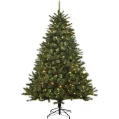Black Box Kunstkerstboom Jade Met 180 Lampjes Warm Wit D 114 H 155 Cm