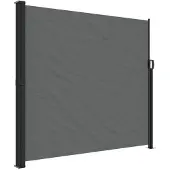 vidaXL Uitschuifbaar zijluifel antraciet 180x300 cm
