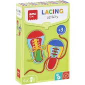 APLI Kids leren veters strikken - 4 stuks