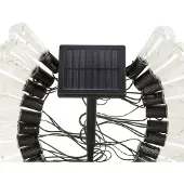 SMART GARDEN LED lichtketting op zonne-energie DecoBulb, 40 lampjes, transparant, IP44 DecoBulb, helder / transparant, Kunststof