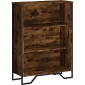vidaXL Boekenkast 80x31x106 cm bewerkt hout gerookt eikenkleurig