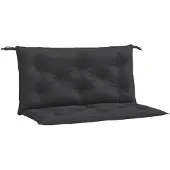 vidaXL Tuinbankkussens 2 st 100x50x7 cm oxford stof zwart