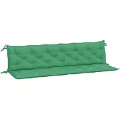 vidaXL Tuinbankkussens 2 st 200x50x7 cm oxford stof groen