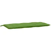 vidaXL Tuinbankkussen 120x50x7 cm stof gemêleerd groen