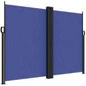 vidaXL Windscherm uittrekbaar 180x1000 cm blauw