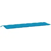vidaXL Tuinbankkussen 200x50x7 cm oxford stof lichtblauw