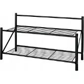 HA-MA TOOLS Brunbeste Metalen Schoenenrek - 65 x 25 x 37 cm - Zwart