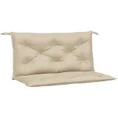vidaXL Tuinbankkussens 2 st 100x50x7 cm oxford stof beige