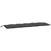 vidaXL Tuinbankkussens 2 st 180x50x7 cm oxford stof antracietkleurig