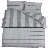 vidaXL Beddengoedset, grijs, 200x200 cm, katoen