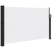 vidaXL Windscherm uittrekbaar 120x500 cm wit