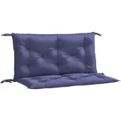 vidaXL Tuinbankkussens 2 st 100x50x7 cm oxford stof marineblauw