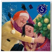 Art Revisited Kerstkaart Marius van Dokkum - Kerstpret 5 pak
