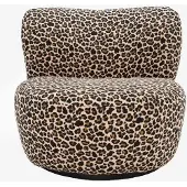 Sissy-Boy Anne draaifauteuil met leopard print