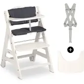 Hauck Beta+ kinderstoelset - FSC-gecertificeerd – Hout - inclusief wielen en houten tafel - White