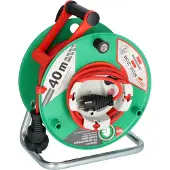 Brennenstuhl 1183530100 Kabelhaspel 38 m Rood (mat) Randaarde stekker