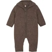 Huttelihut - Baby's Pram Suit Wool Fleece - Overall 86, bruin