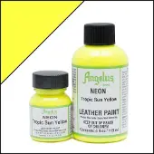 Angelus leerverf Neon Tropisch Geel 118ml/4oz
