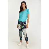 Conquista Legging met bladerprint