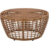 Intratuin Loungetafel Chicago Naturel D 68 H 32 Cm