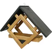 Intratuin Vogelvoederhuis Kubus Zwart 40 X 15 X 37 Cm