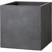 Intratuin Bloempot Kubus Antraciet 23 X 23 X 23 Cm