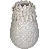 HD Collection Vaas Aardewerk Wit 19x19x29,5cm