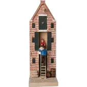 Intratuin Holland Kersthuisje Pakhuis 7,2 X 19 X 22 Cm