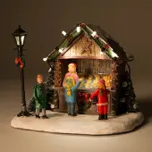 Intratuin Kerstdorp Kraam Koek 14 X 12 X 11 Cm