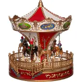 Intratuin Kerstdorpminiatuur Draaimolen D 22 H 24,5 Cm