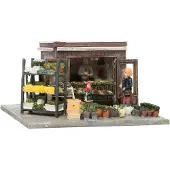 Intratuin Kerstdorp Kraam Bloemen 15 X 14 X 8,5 Cm