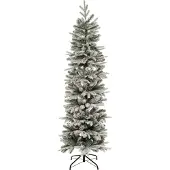 Intratuin Kunstkerstboom Pencil Besneeuwd D 61 H 180 Cm