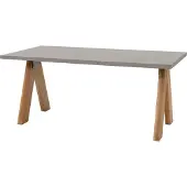 Intratuin Eettafel Wout Grijs 180 X 90 X 77 Cm