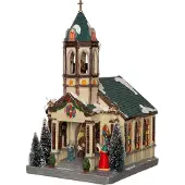 Intratuin Kersthuisje Kerk 18,5 X 20,5 X 33,5 Cm