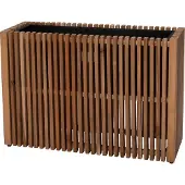 Intratuin Bloempot Op Poten Latten Naturel 73 X 27 X 50 Cm