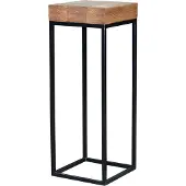 Intratuin Bijzettafel Borre Naturel 33 X 33 X 90 Cm