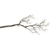 Intratuin Kunsttak Bruin H 106 Cm