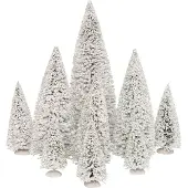 Intratuin Kerstdorpminiatuur Kerstbomen Besneeuwd 9 Stuks