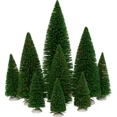 Intratuin Kerstdorpminiatuur Kerstbomen 9 Stuks