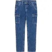 Pepe Jeans Pepe Jeansvoor jongens. PB202199 Cargo losse jeans blauw (16años= 176cm), Casual, Katoen, Denim, Duurzaam, kinderkleding