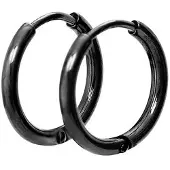 Ixxxi Creolen 15mm Zwart