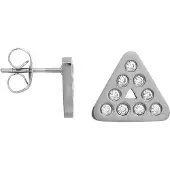Ixxxi Oorbellen Design Triangle Zilver