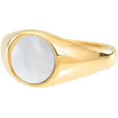 Ixxxi Fame Ring Luna Round Goud
