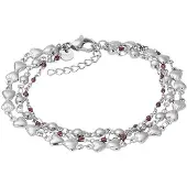 Ixxxi Armband Botswana Brown Zilver