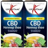Lucovitaal 2x Thee Hennep Cbd 20 Stuks